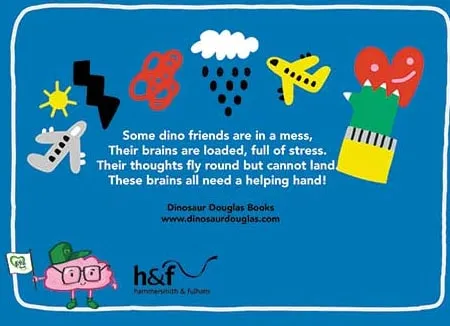 Back cover of Difficult Days for Dinosaur Douglas
